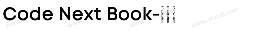 Code Next Book字体转换